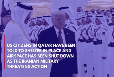 US Citizens in Qatar Have Been Told to Shelter in Place and Airspace Has Been Shut Down as the Iranian Military Threatens Action