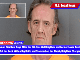 Woman Died Few Days After Her 60-Year-Old Neighbor and Former Lover Tried to Cut Her Neck With a Big Knife and Stomped on Her Chest; Neighbor Charged
