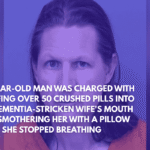 46-Year-Old Man Was Charged With Stuffing Over 50 Crushed Pills Into His Dementia-Stricken Wife's Mouth and Smothering Her With a Pillow Until She Stopped Breathing