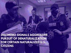 DOJ Memo Signals Aggressive Pursuit of Denaturalization for Certain Naturalized U.S. Citizens