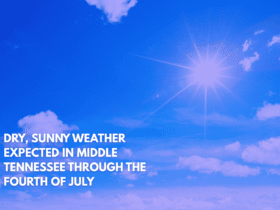 Dry, Sunny Weather Expected in Middle Tennessee Through the Fourth of July