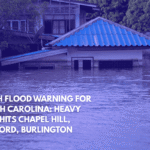 Flash Flood Warning for North Carolina Heavy Rain Hits Chapel Hill, Sanford, Burlington
