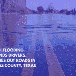 Flash Flooding Strands Drivers, Washes Out Roads in Reeves County, Texas