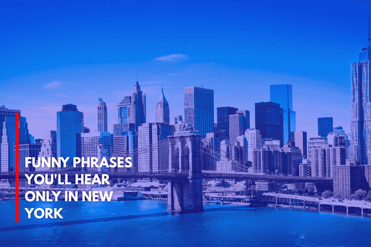 Funny Phrases You'll Hear Only in New York