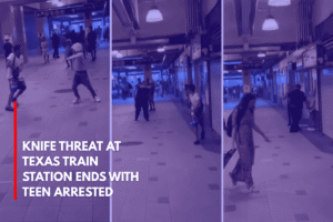 Knife Threat at Texas Train Station Ends with Teen Arrested