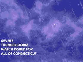 Severe Thunderstorm Watch Issued for All of Connecticut