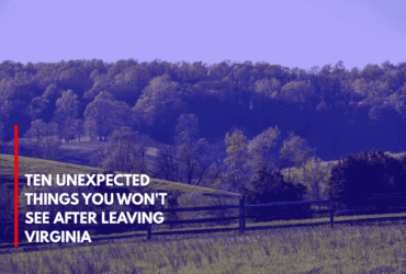Ten Unexpected Things You Won't See After Leaving Virginia
