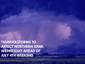 Thunderstorms to Affect Northern Iowa Wednesday Ahead of July 4th Weekend