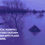 Tropical Rainfall Threatens Eastern Virginia with Flash Flooding