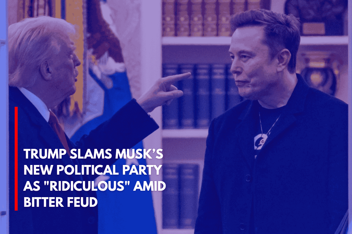 Trump Slams Musk’s New Political Party as Ridiculous Amid Bitter Feud