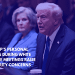 Trump’s Personal Calls During White House Meetings Raise Security Concerns