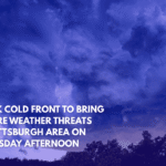 Weak Cold Front to Bring Severe Weather Threats to Pittsburgh Area on Thursday Afternoon