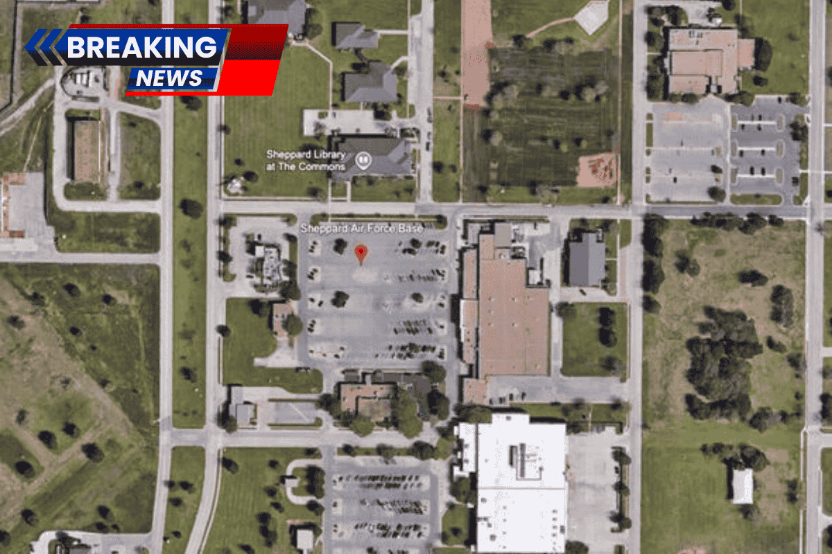 Explosives discovered in a laundry vehicle shuts down Sheppard Air Force Base in Texas