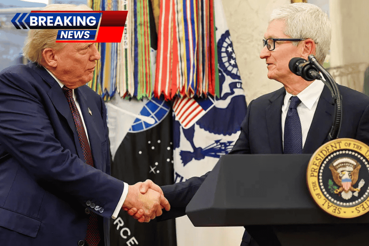 Apple CEO Tim Cook emphasizes policy over politics while supporting Donald Trump's manufacturing agenda