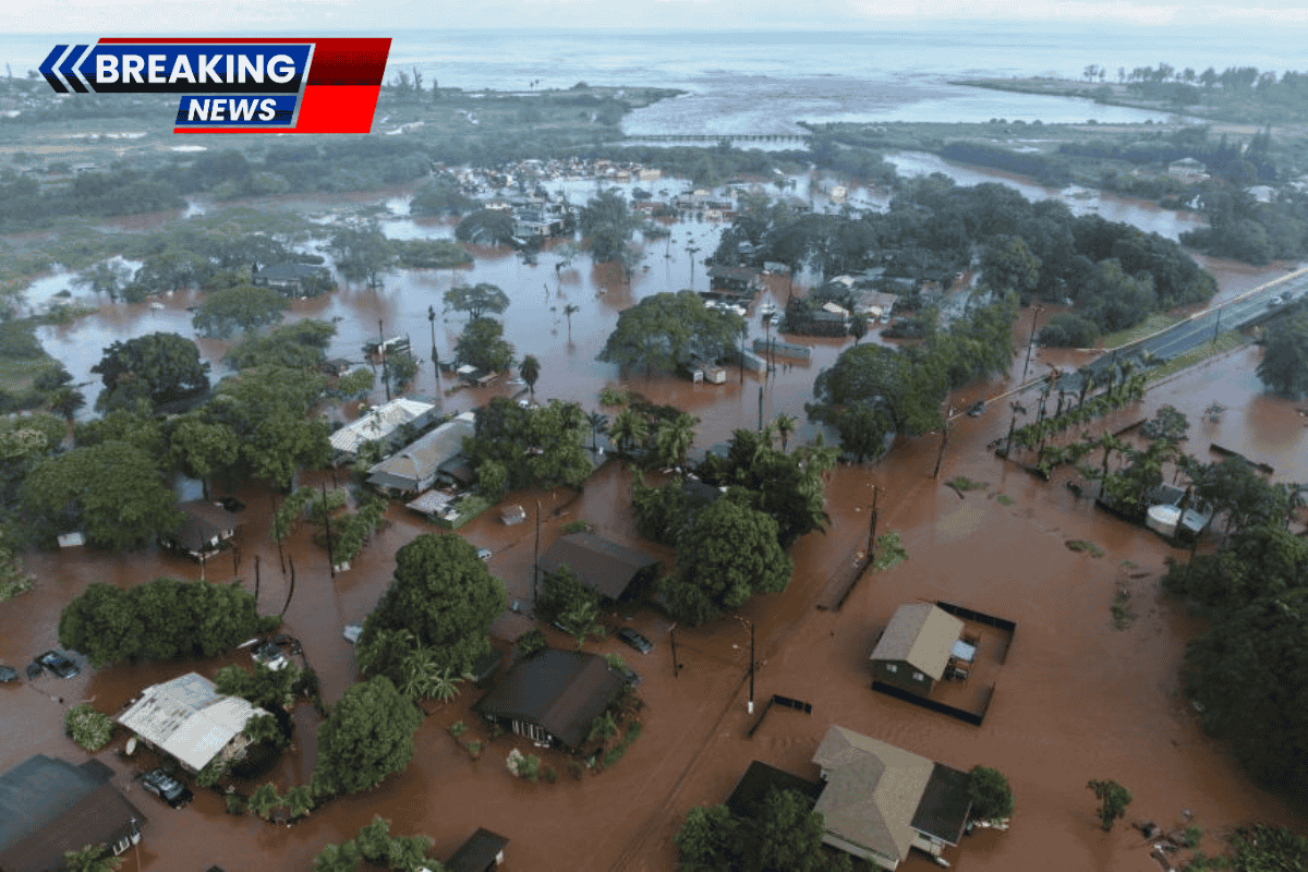 As catastrophic flash flooding strikes Oahu, hundreds of people are rescued and evacuations are ordered